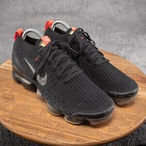 Nike Air VaporMax 3 Flash Crimson 2019 Black Snakeskin AJ6900-023 Mens Size 9.5